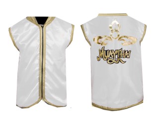 Customize Muay Thai Cornerman Jacket outfit : KNCMJ-121-White
