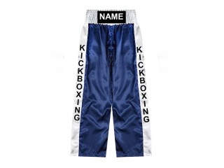 Custom Kick Boxing Pants - Custom Kickboxing Trouser : KNPANTS-001-Navy