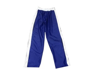 Custom Kick Boxing Pants - Custom Kickboxing Trouser : KNPANTS-004-Retro-Blue