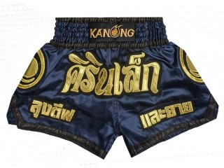 Custom Kanong Muay thai Shorts :KNSCUST-1274-Navy