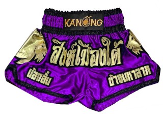 Custom Kanong Muay thai Shorts :KNSCUST-1280-Purple