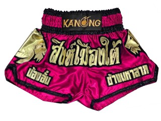 Custom Kanong Muay thai Shorts :KNSCUST-1280-Rose