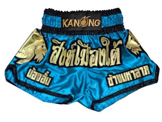 Custom Kanong Muay thai Shorts :KNSCUST-1280-Skyblue