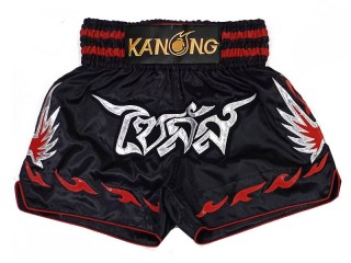 Custom Kanong Muay thai Shorts :KNSCUST-1285-Black