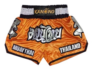 Custom Kanong Muay thai Shorts :KNSCUST-1293-Orange
