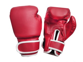 Kids Muay Thai Boxing Gloves : Red