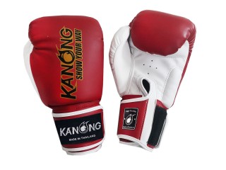 Kanong Muay Thai Boxing Gloves : Red