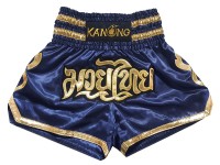 Kanong Muay Thai Shorts : KNS-121-Navy