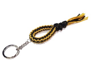 Kanong Mongkol Muay Thai Keyring : Black/Gold