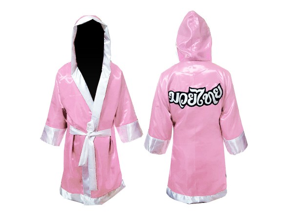Kanong Muay Thai Boxing Robe fightwear : Pink