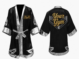 Custom Muay Thai Boxing Robe with Custom Embroidery