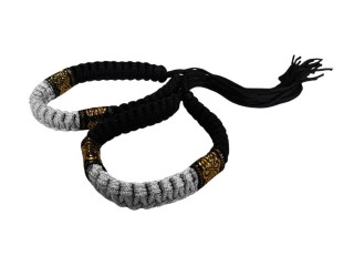 Prajead for Muay Thai : Thai Style Black-Silver