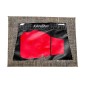 Kanong Fashion Clutch Bag : Black/Red size A4