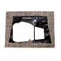 Kanong Fashion Clutch Bag : Black/White size A4