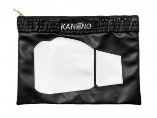 Kanong Fashion Clutch Bag : Black/White size A4