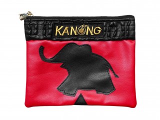 Kanong Fashion Clutch Bag : Red/Black size A5