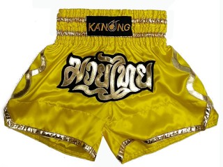 Kanong Muay Thai Shorts : KNS-121-Yellow
