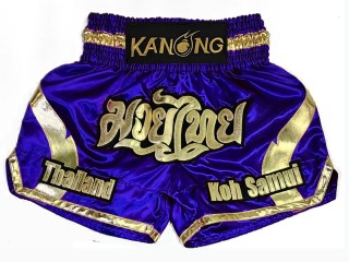 Custom Kanong Muay thai Shorts : KNSCUST-1201 Blue