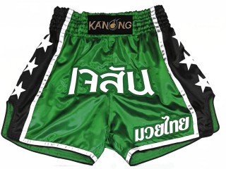 Custom Kanong Muay thai Shorts : KNSCUST-1210 Green