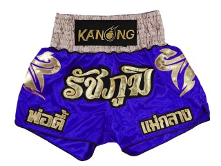 Custom Kanong Muay thai Shorts : KNSCUST-1224 Blue