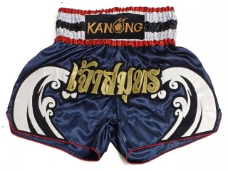 Custom Kanong Muay thai Shorts : KNSCUST-1259 Marine