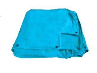 Customized Skyblue Boxing Ring's Top Canvas 4x4 m.