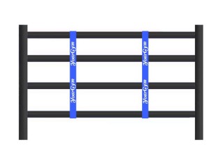 Customized Blue Boxing Ring's Rope Spacers