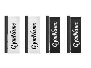 Custom White/Black Boxing Ring's Turnbuckle Corners' Wraps (4 pcs)