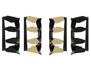 Boxing Black/Gold Ring's Turnbuckle Covering (16 pcs)