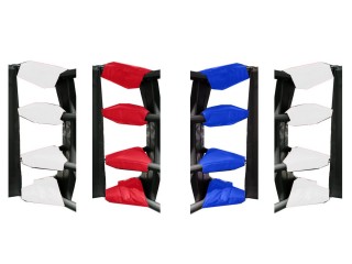 Boxing White/Red/Blue Ring's Turnbuckle Covering (16 pcs)