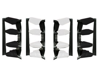 Boxing White/Black Ring's Turnbuckle Covering (16 pcs)