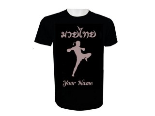 Custom Add Name Muay Thai T-Shirt : KNTSHCUST-015