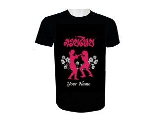 Custom Add Name Muay Thai T-Shirt : KNTSHCUSTWO-001