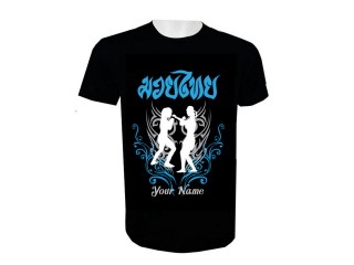 Custom Add Name Muay Thai T-Shirt : KNTSHCUSTWO-002