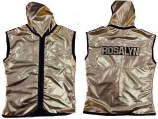 Personalised   Muay Thai Hoodies fightwear / Walk in Jacket : KNHODCUST-003-Gold