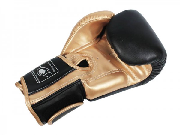 Kanong Muay Thai Boxing Gloves : ฺBlack "Thai Power"