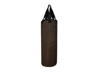 Customized Muay Thai Microfiber Heavy Bag (unfilled) : DarkBrown 120 cm