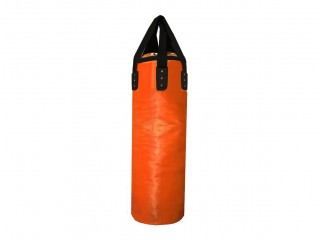 Customized Muay Thai Microfiber Heavy Bag (unfilled) : Orange 120 cm