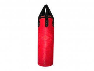 Customized Muay Thai Microfiber Heavy Bag (unfilled) : Red 120 cm