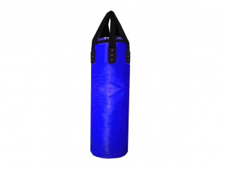 Customized Muay Thai Microfiber Heavy Bag (unfilled) : Blue 120 cm