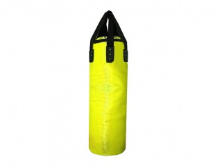 Customized Muay Thai Microfiber Heavy Bag (unfilled) : Yellow 120 cm