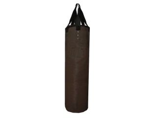 Customized Muay Thai Microfiber Heavy Bag (unfilled) : DarkBrown 150 cm
