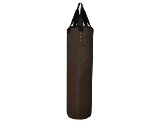 Customized Muay Thai Microfiber Heavy Bag (unfilled) : DarkBrown 180 cm