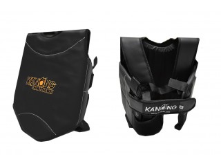 Kanong PU leather body protector : Black
