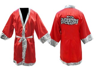 Kanong Muay Thai Boxing Robe: KNFIR-125-Red
