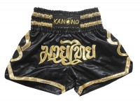 Kanong Muay Thai Shorts : KNS-121-Black