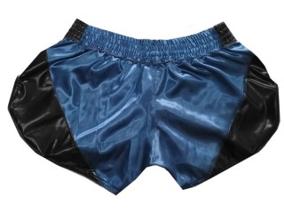 Kanong Retro Muay Thai Shorts : KNSRTO-202-Navy