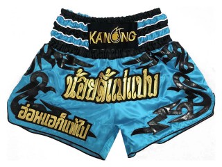 Short de Muay Thai Kickboxing hommes Personnalisé : KNSCUST-1037