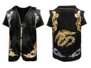 Customize Muay Thai Cornerman Jacket outfit : Black Dragon