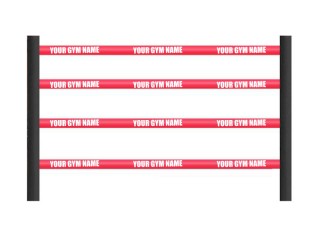 Custom Muay Thai Ring Rope Covers 3m , Full set 16 pcs (4x4 m Ring)